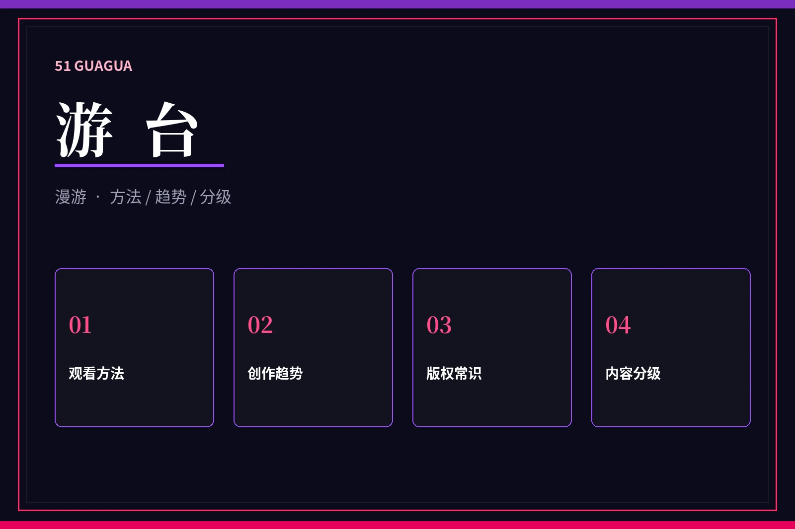 51吃瓜游台观看路径